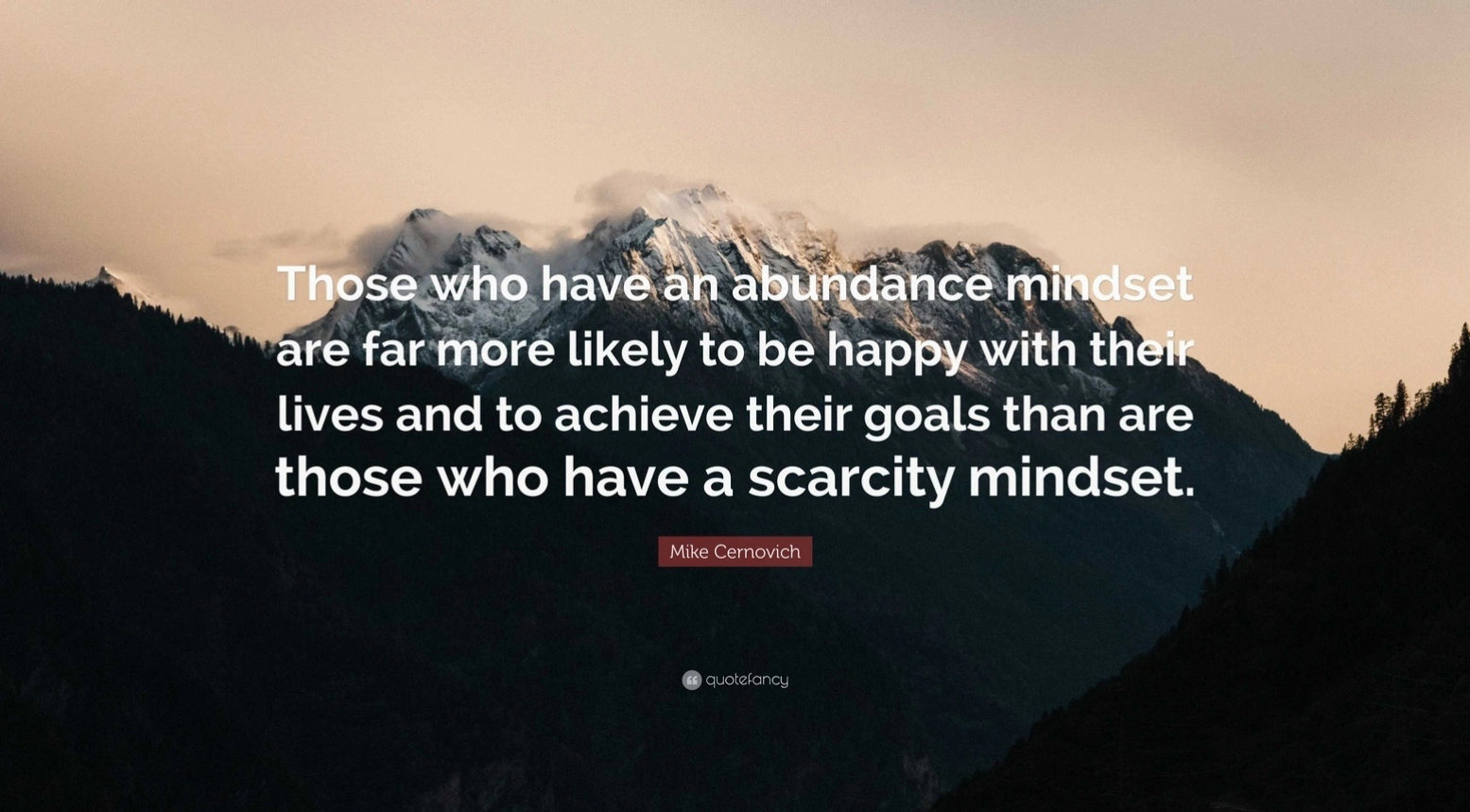 Abundance mindset philosophy workshop